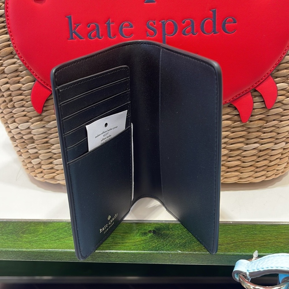 Kate Spade Madison Leather Passport Holder, Crush Proof, Black
NWT - Picture 9 of 16